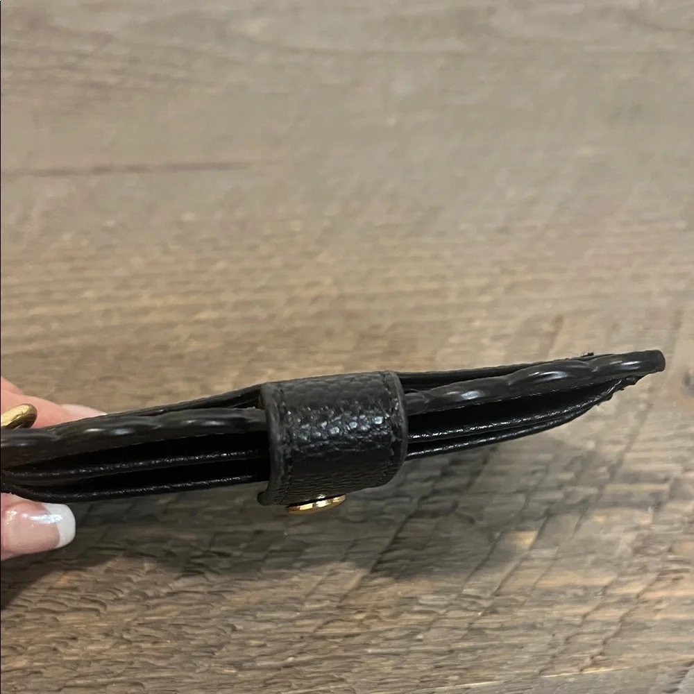 Nanette Lepore Black Textured Card Holder - Picture 5 of 7